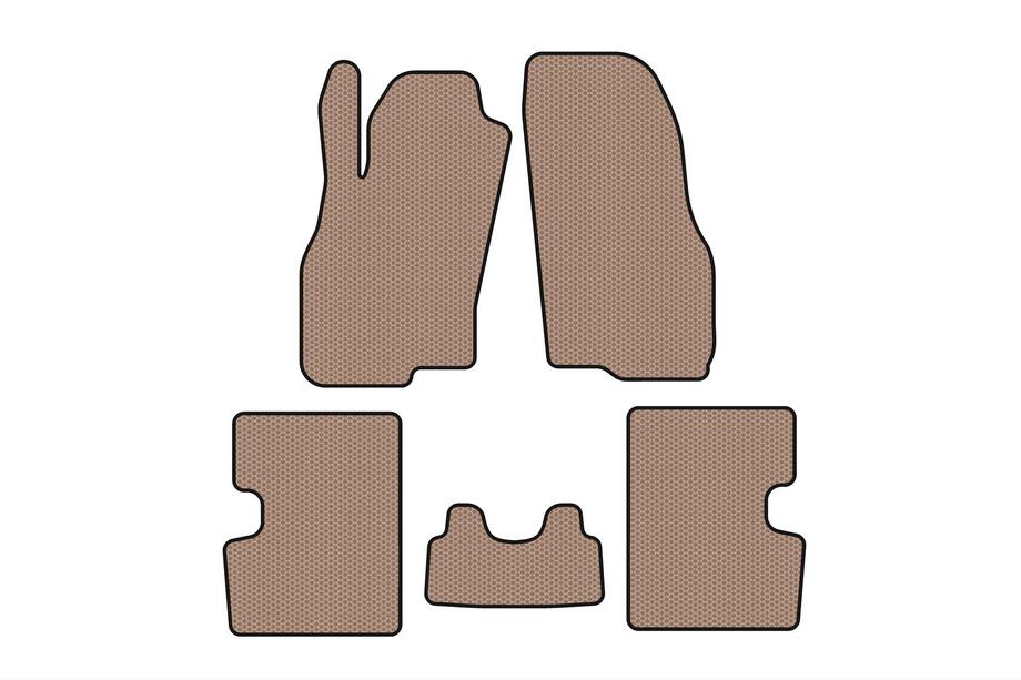 Fiat Punto Grande/EVO 2006-2018 Gummimatten Carsuit (HB, 5-Türer, Vor-Facelift, Beige) Foto 1