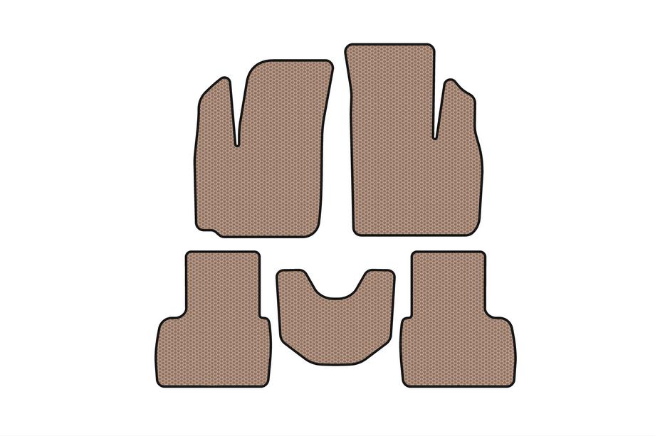 Fiat Doblo I 2001-2005 Gummimatten Carsuit (Beige) Image