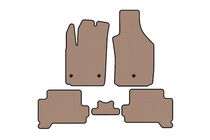 Fiat 500/500L 2013-2022 Gummimatten Carsuit (HB, Elektro, beige) Foto 1