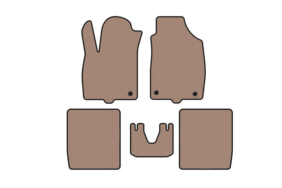 Fiat Panda 2003-2011 Gummimatten Carsuit (Beige) Image