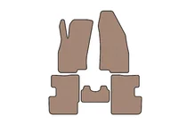 Fiat Punto Grande/EVO 2006-2018 Gummimatten Carsuit (2011-2018, HB, 3-Türer, beige) Foto 1