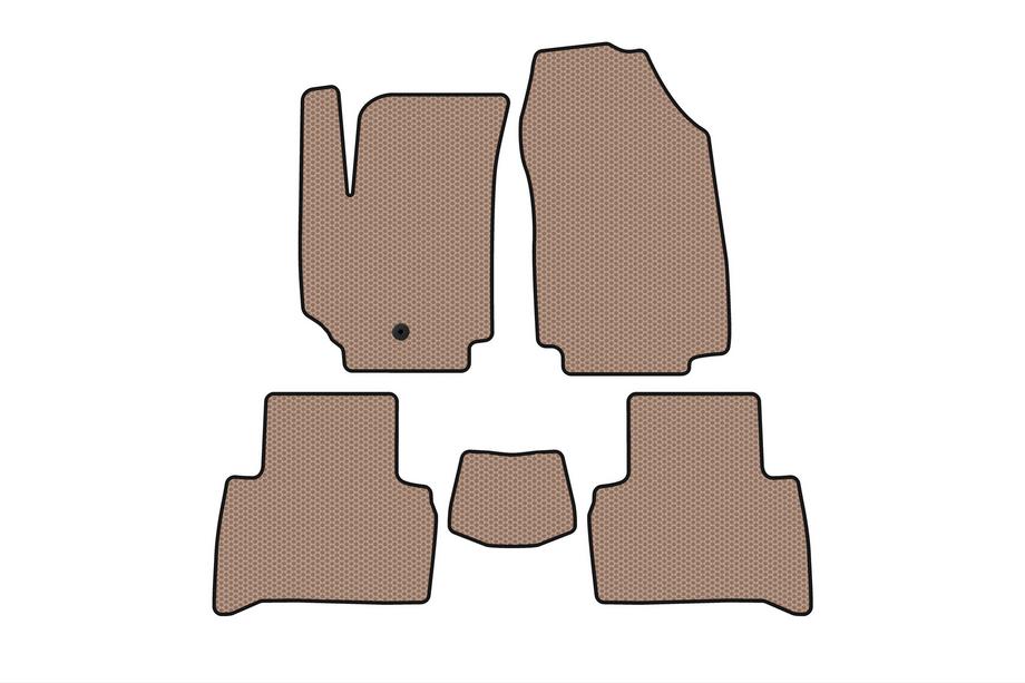 Fiat Croma 2005-2010 Gummimatten Carsuit (2007-2010, SW, beige) Foto 1