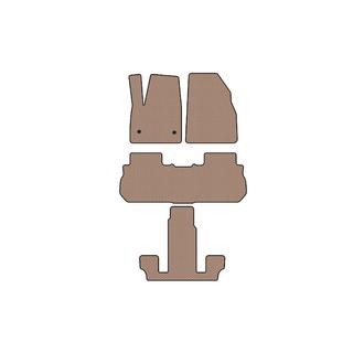 Gummimatten Carsuit (3 Reihen, 2017-2019, beige) GMC Acadia 2017- Foto 1