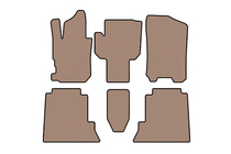 Honda FR-V 2004-2009 Gummimatten Carsuit (Beige) Foto 1