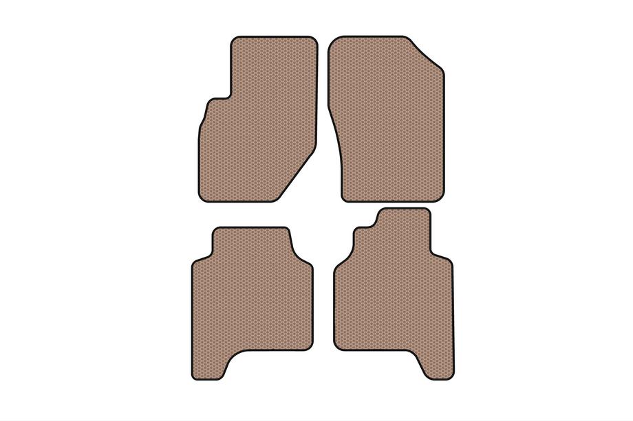 Hyundai Terracan 2001-2007 Gummimatten Carsuit (Beige) Image