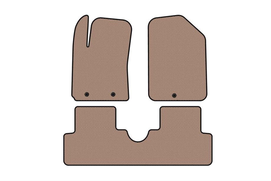 Hyundai I-10 2014-2017 Gummimatten Carsuit (HB, beige) Image