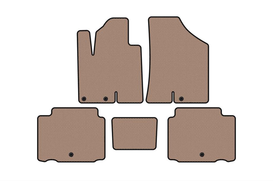 Hyundai IX55 2007-2012 Gummimatten Carsuit (Beige) Image