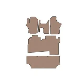 Gummimatten Carsuit (2004-2007, 3 Reihen, 8-Sitzer, beige) Foto 1