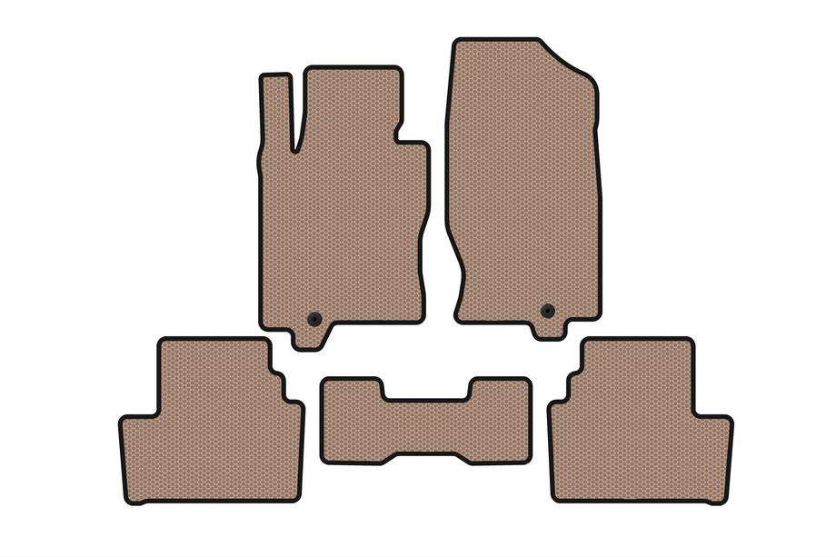 Infiniti G25/G35/37 (V36/CV36) 2006-2015 Gummimatten Carsuit (G35 S, Coupe, beige) Image