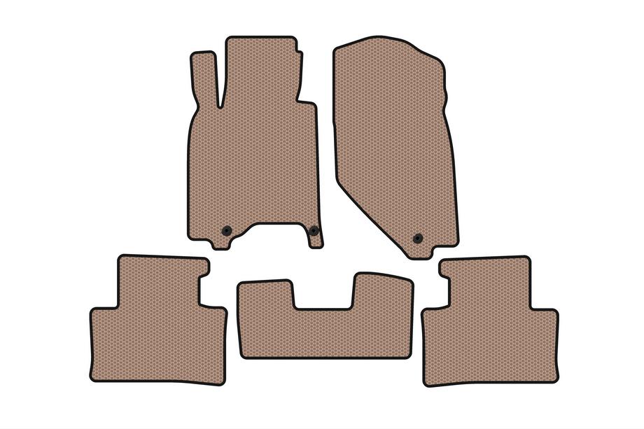 Infiniti G25/G35/37 (V36/CV36) 2006-2015 Gummimatten Carsuit (G37 X, SD, beige) Image