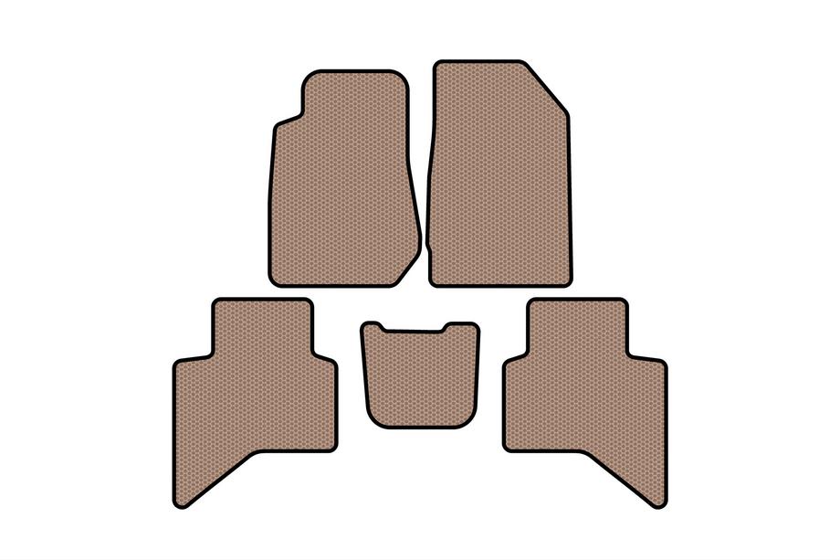 Isuzu D-Max 2019- Gummimatten Carsuit (Beige) Image