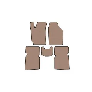 Gummimatten Carsuit (SD, beige) JAC J5 2011-2019 Foto 1