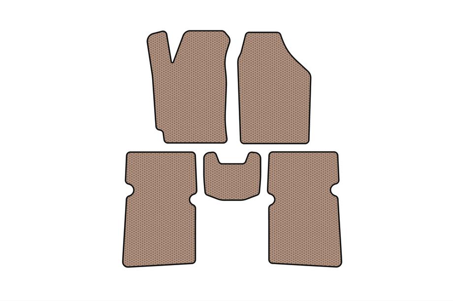 JAC J5 2011-2019 Gummimatten Carsuit (SD, beige) Image