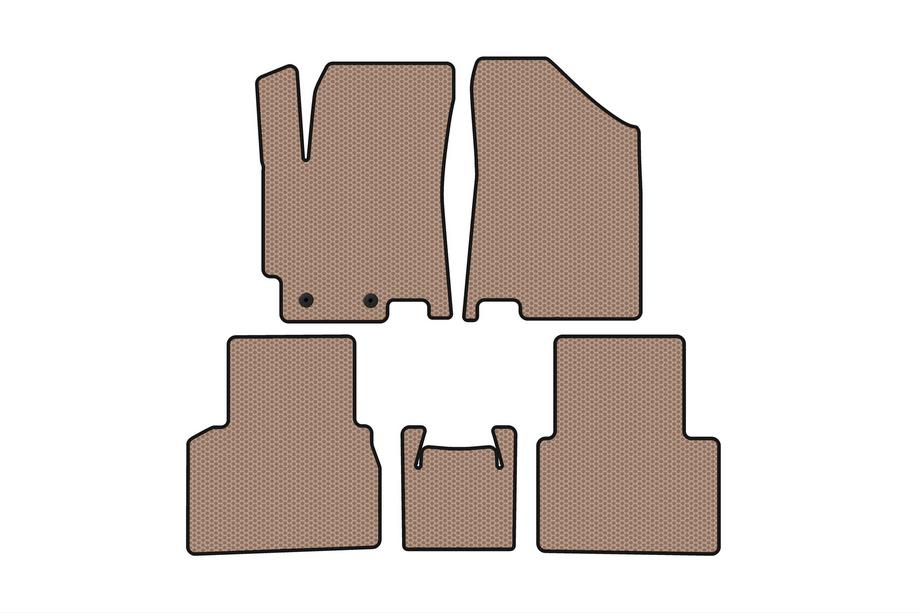 JAC J7 2018- Gummimatten Carsuit (Beige) Image