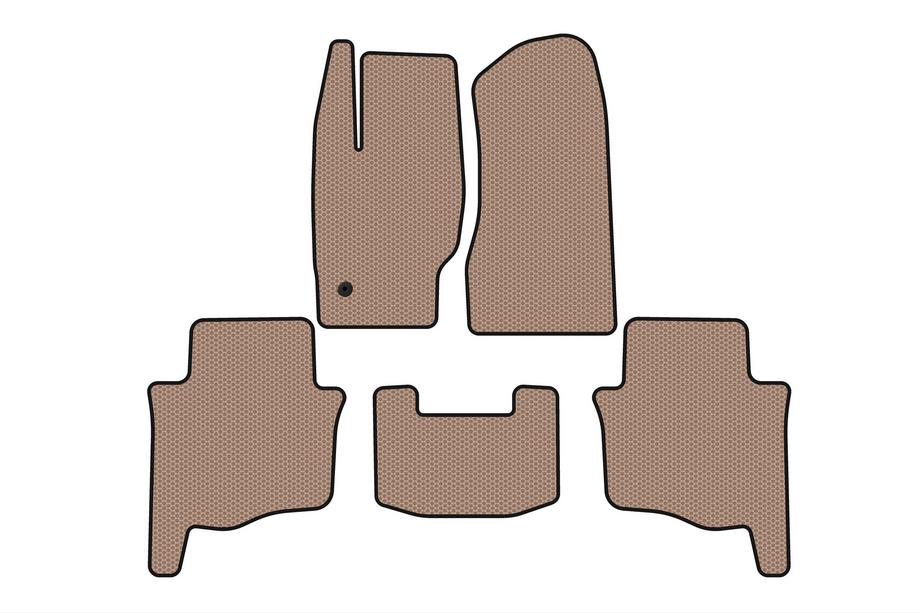 Jeep Grand Cherokee WK 2004-2010 Gummimatten Carsuit (Beige) Foto 1