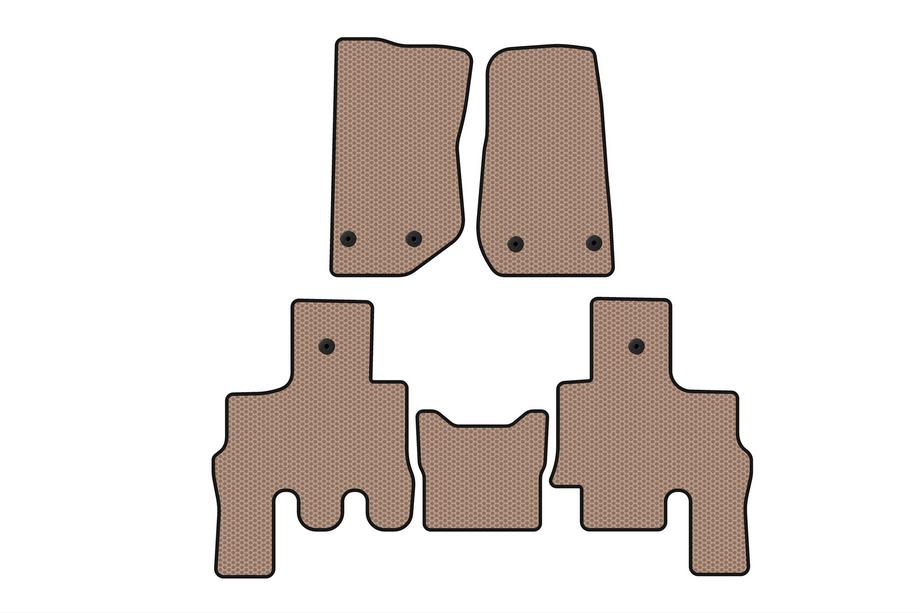 Jeep Wrangler 2007-2017 Gummimatten Carsuit (Beige) Image