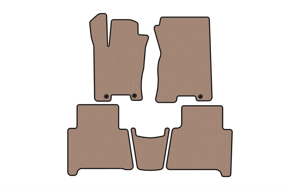 Kia Mohave 2008-2016 Gummimatten Carsuit (Beige) Image