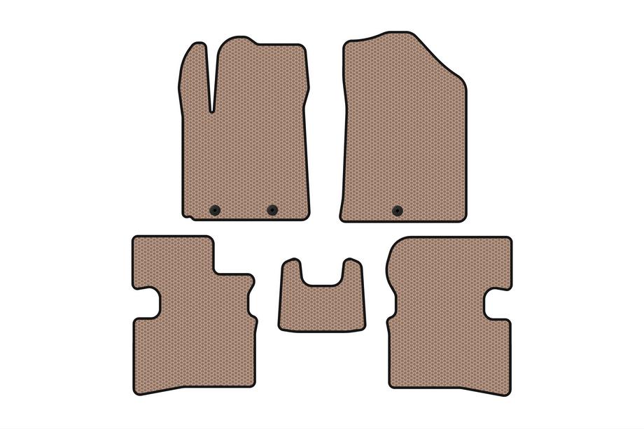 Kia Picanto 2004-2011 Gummimatten Carsuit (2009-2011, HB, beige) Foto 1