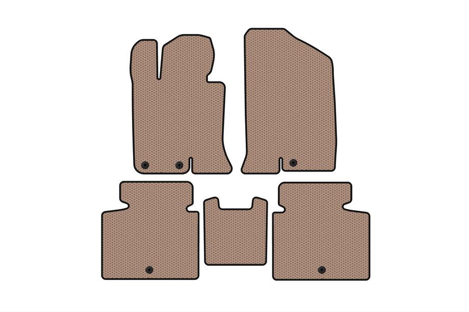 Kia Optima 2010-2016 Gummimatten Carsuit V-2 (SD, beige) Image