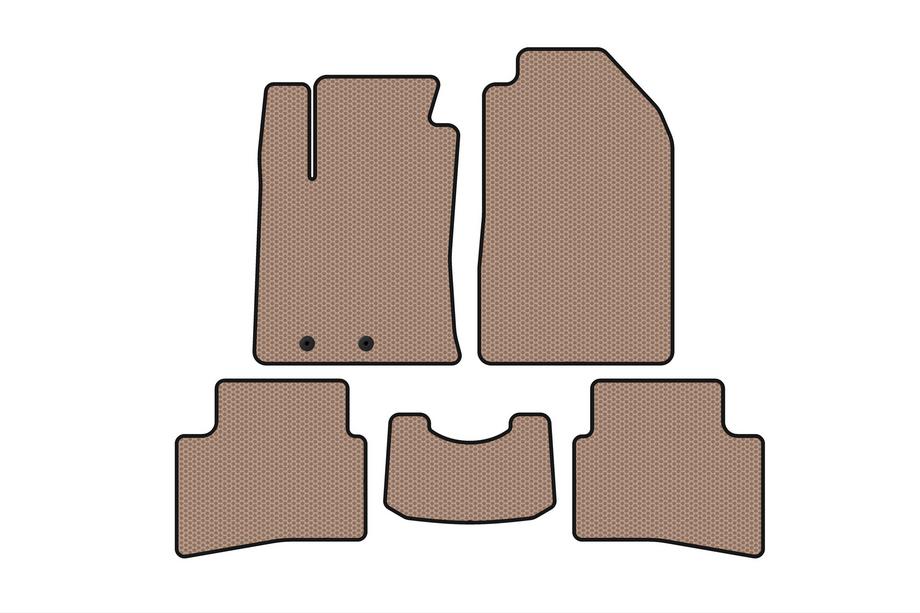 Kia Stonic 2017- Gummimatten Carsuit (2017-2019, beige) Image