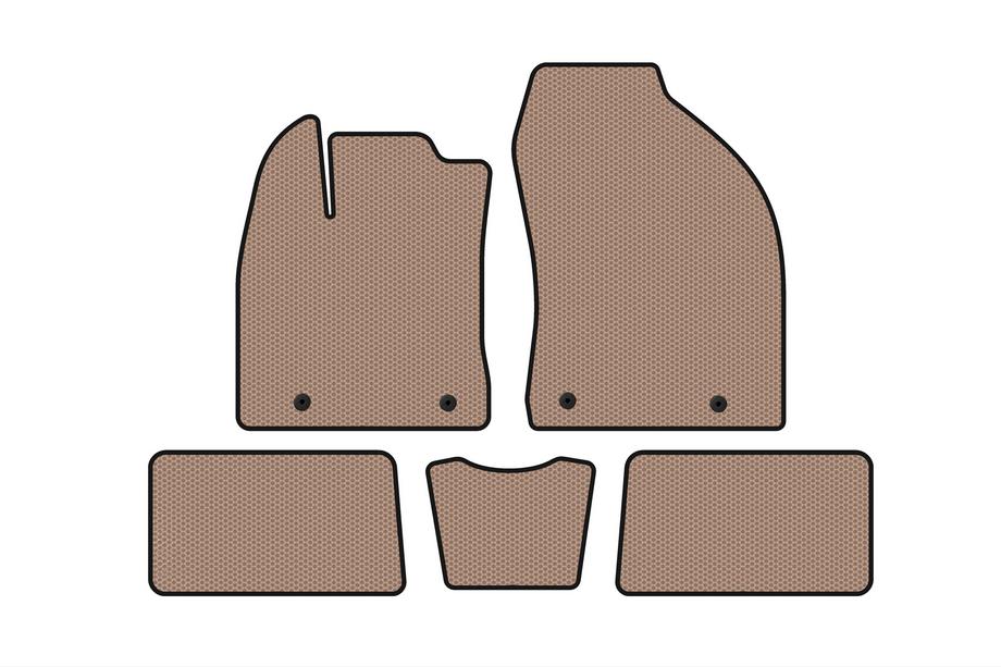 Lexus CT200H 2011-2022 Gummimatten Carsuit (HB, Hybrid, beige) Image