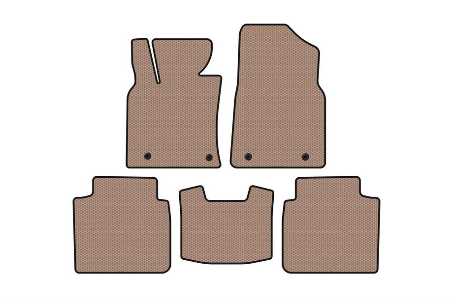 Lexus ES 2018- Gummimatten Carsuit (SD, beige) Image