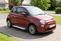 Fiat 500/500L 2013-2022 Trittbretter Allmond Grey (2 Stk., Aluminium) Foto 1