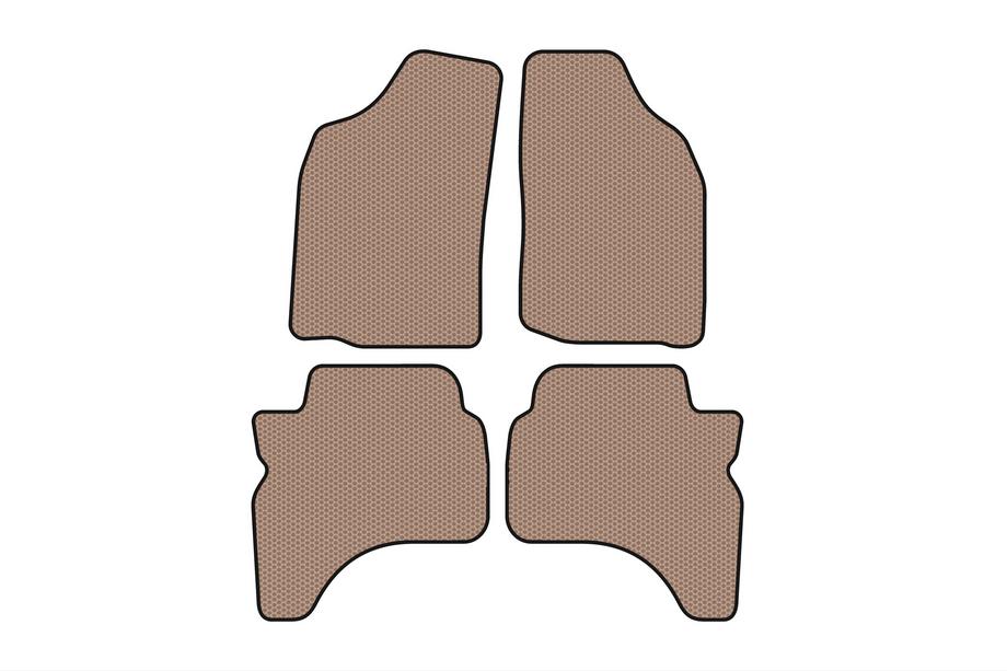 Mitsubishi L200 1996-2006 Gummimatten Carsuit (Beige) Foto 1