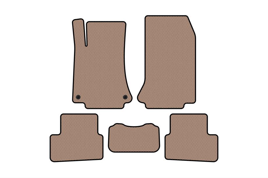 Smart 1998-2007 Gummimatten Carsuit (2003-2007, Coupe, Beige) Image