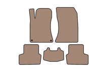 Mercedes CLA C117 2013-2019 Gummimatten Carsuit (SD, beige) Foto 1