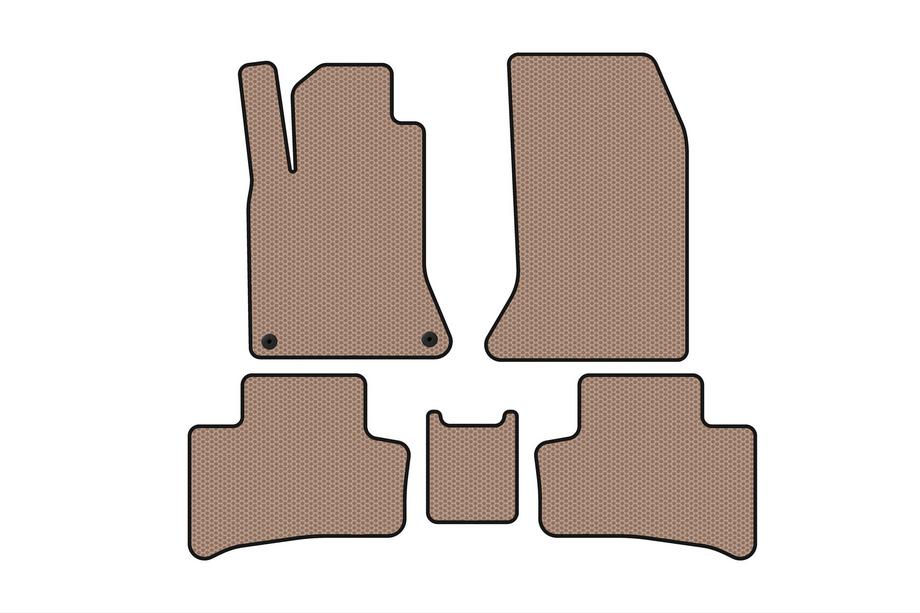 Mercedes B-class W246 2011-2018 Gummimatten Carsuit (2011-2015, Elektro, Beige) Foto 1