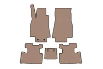 Mercedes A-class W169 2004-2012 Gummimatten Carsuit (2004-2008, HB, 5-turig, beige) Foto 1