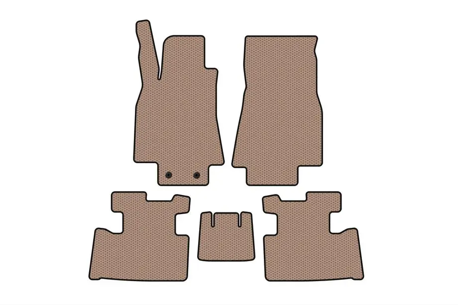 Mercedes A-class W169 2004-2012 Gummimatten Carsuit (2004-2008, HB, 5-turig, beige) Image