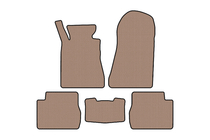 Mercedes W201 (190) 1982-1993 Gummimatten Carsuit (SD, beige) Foto 1