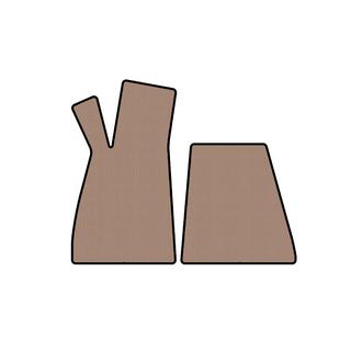 Gummimatten Carsuit (Roadster, Beige) Smart 1998-2007 Foto 1