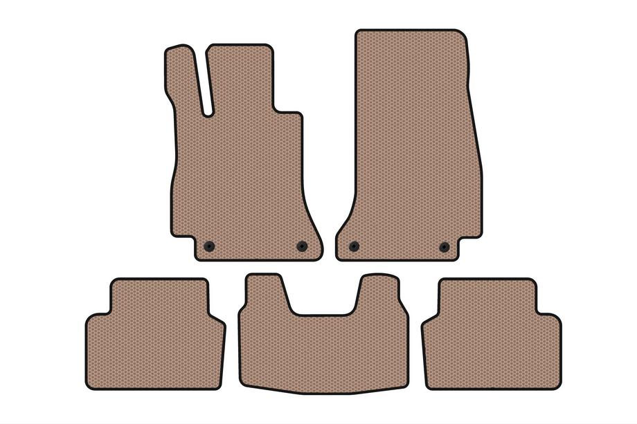 Mercedes E-class W213 2016-2023 Gummimatten Carsuit (SD, beige) Image