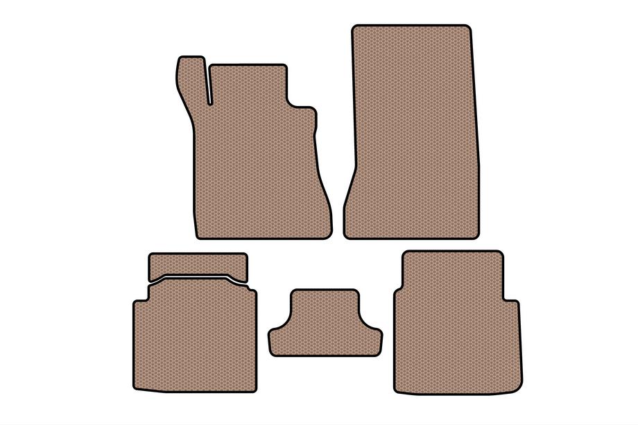 Mercedes S-class W126 1979-1991 Gummimatten Carsuit (SD, kurzer Radstand, beige) Image
