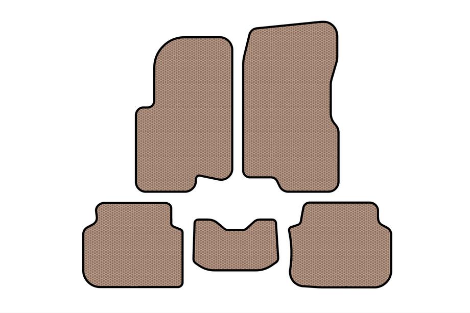 Smart 1998-2007 Gummimatten Carsuit (2003-2007, Forfour, Beige) Image