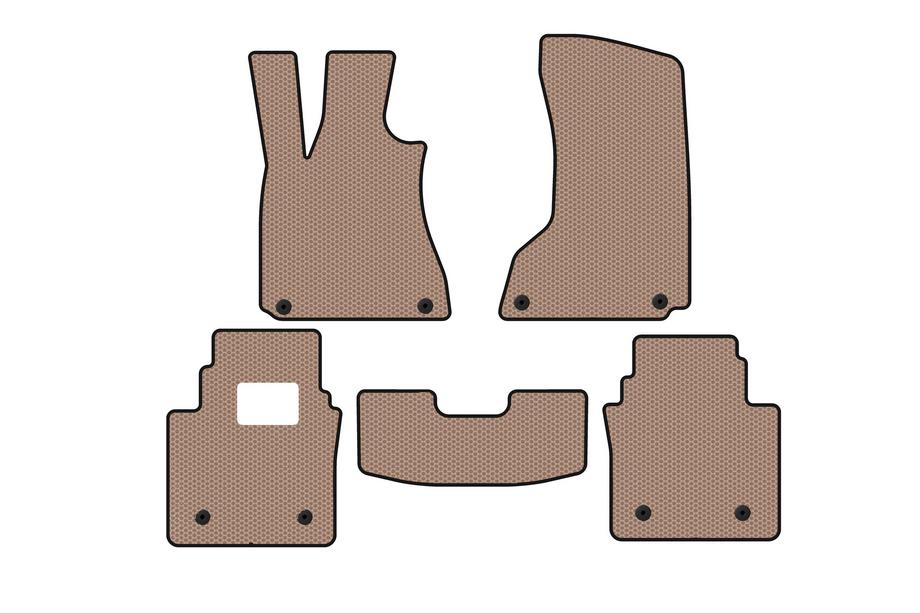 Maserati Quattroporte 2013-2023 Gummimatten Carsuit (SD, beige) Image