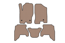 Nissan Pathfinder R51 2005-2014 Gummimatten Carsuit V1 (2 Reihen, beige, 2010-2014) Foto 1