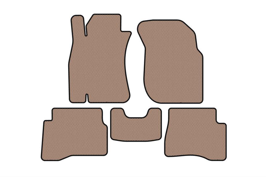Nissan Almera N16 2000-2006 Gummimatten Carsuit (SD, beige) Image