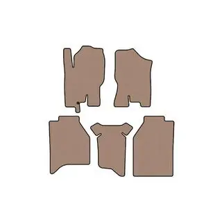 Gummimatten Carsuit (ohne Boxen, Beige) Foto 1