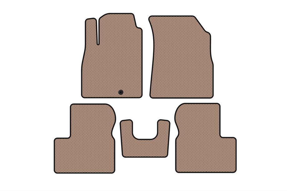 Nissan Micra K13 2011-2016 Gummimatten Carsuit (Beige) Image