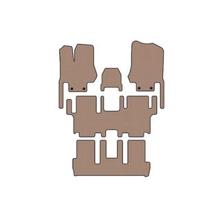 Gummimatten Carsuit (3 Reihen, 7-Sitzer, beige) Foto 1