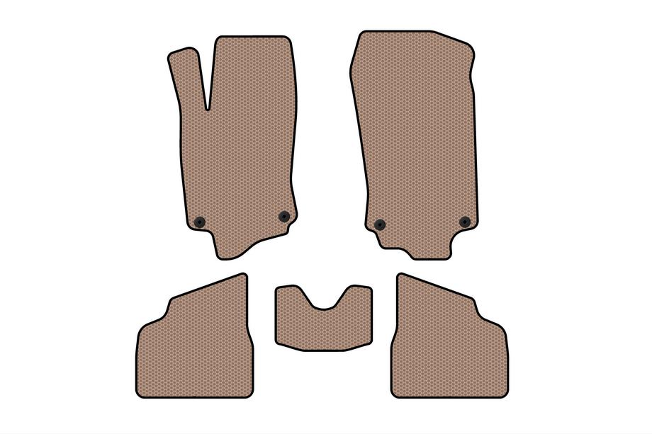 Opel Corsa C 2000-2006 Gummimatten Carsuit (Beige) Image