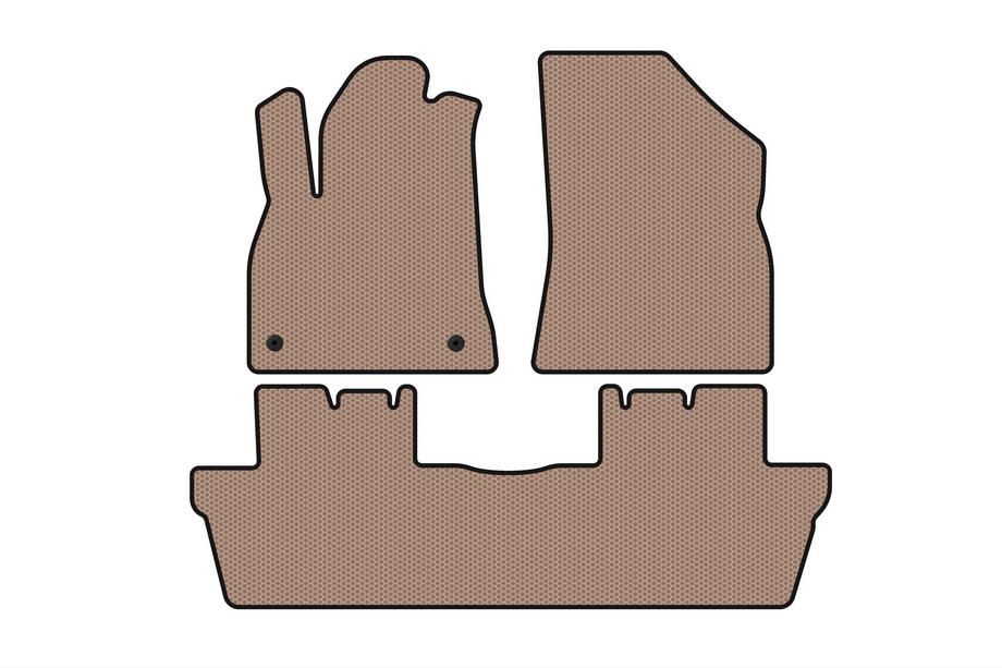 Peugeot 5008 2009-2016 Gummimatten Carsuit (Beige) Image