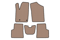 Peugeot Partner 1996-2008 Gummimatten Carsuit (Beige) Foto 1