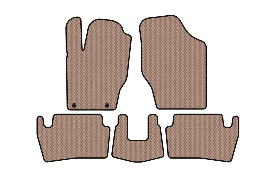 Peugeot 307 2001-2008 Gummimatten Carsuit (2001-2005, HB, 5-türig, beige) Foto 1