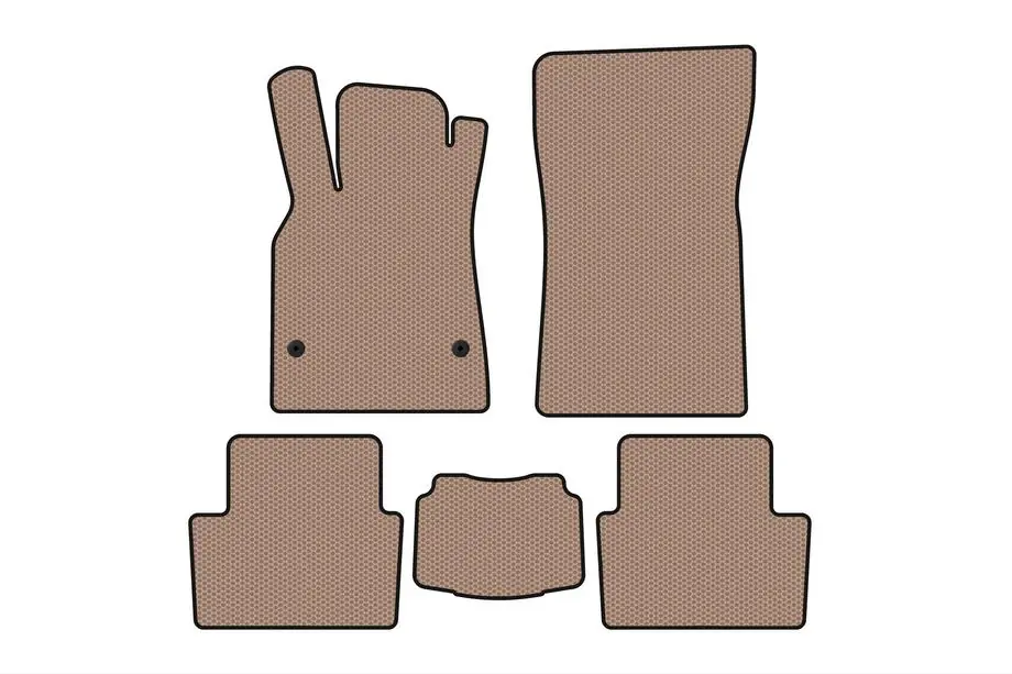Renault Fluence 2009-2016 Gummimatten Carsuit (SD, beige) Image