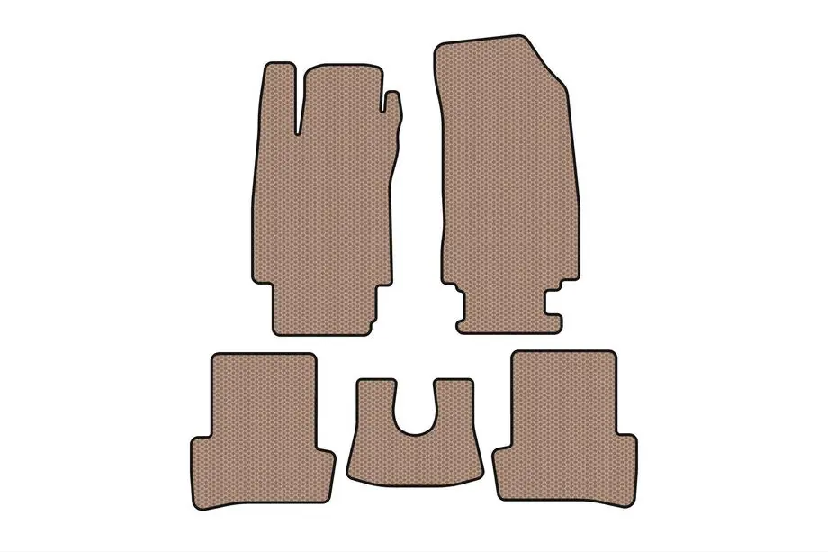 Renault Clio III 2005-2012 Gummimatten Carsuit (Beige) Image